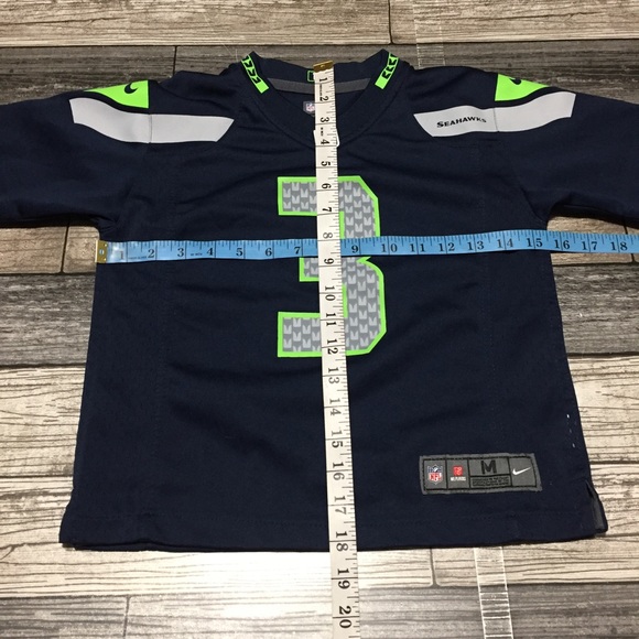 Nike On Field Seattle Seahawks NFL Football Jersey Youth M (5-6) Navy Blue - Picture 2 of 7